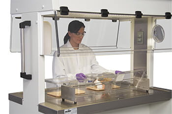 AllerGard NU-620 Dual Sided Animal Transfer Station